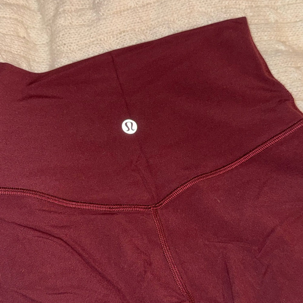 Lululemon Burgundy Aligns